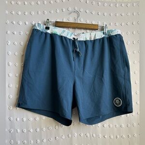 Roark Shorey De Palmas Swim Short 6” Sz‎ XXL Dark Navy
